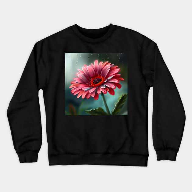 Floral Artwork Designs Crewneck Sweatshirt by Flowers Art by PhotoCreationXP